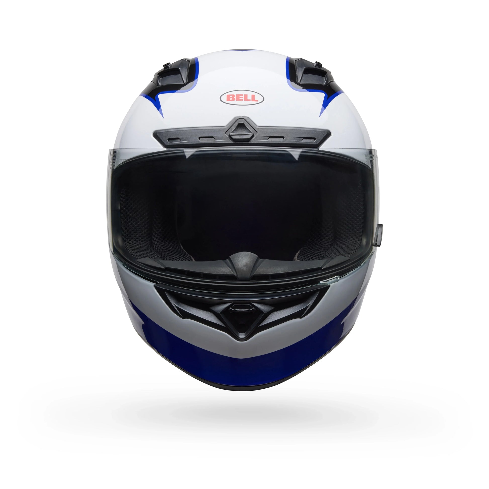 BELL PS QUALIFIER DLX MIPS TARMAC WHITE BLUE