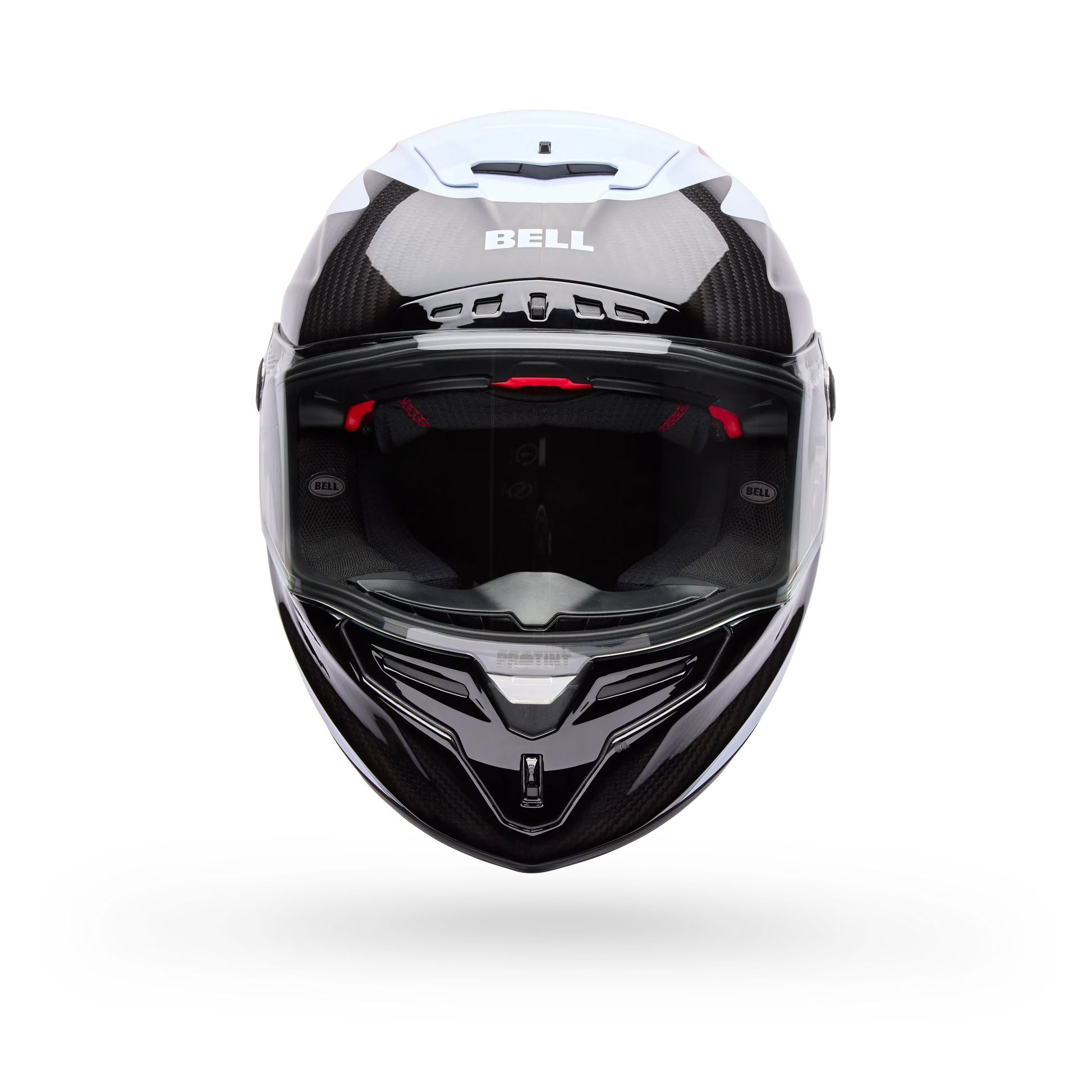 BELL PS RACESTAR DLX FLEX FLUID/WHITE RED WHITE