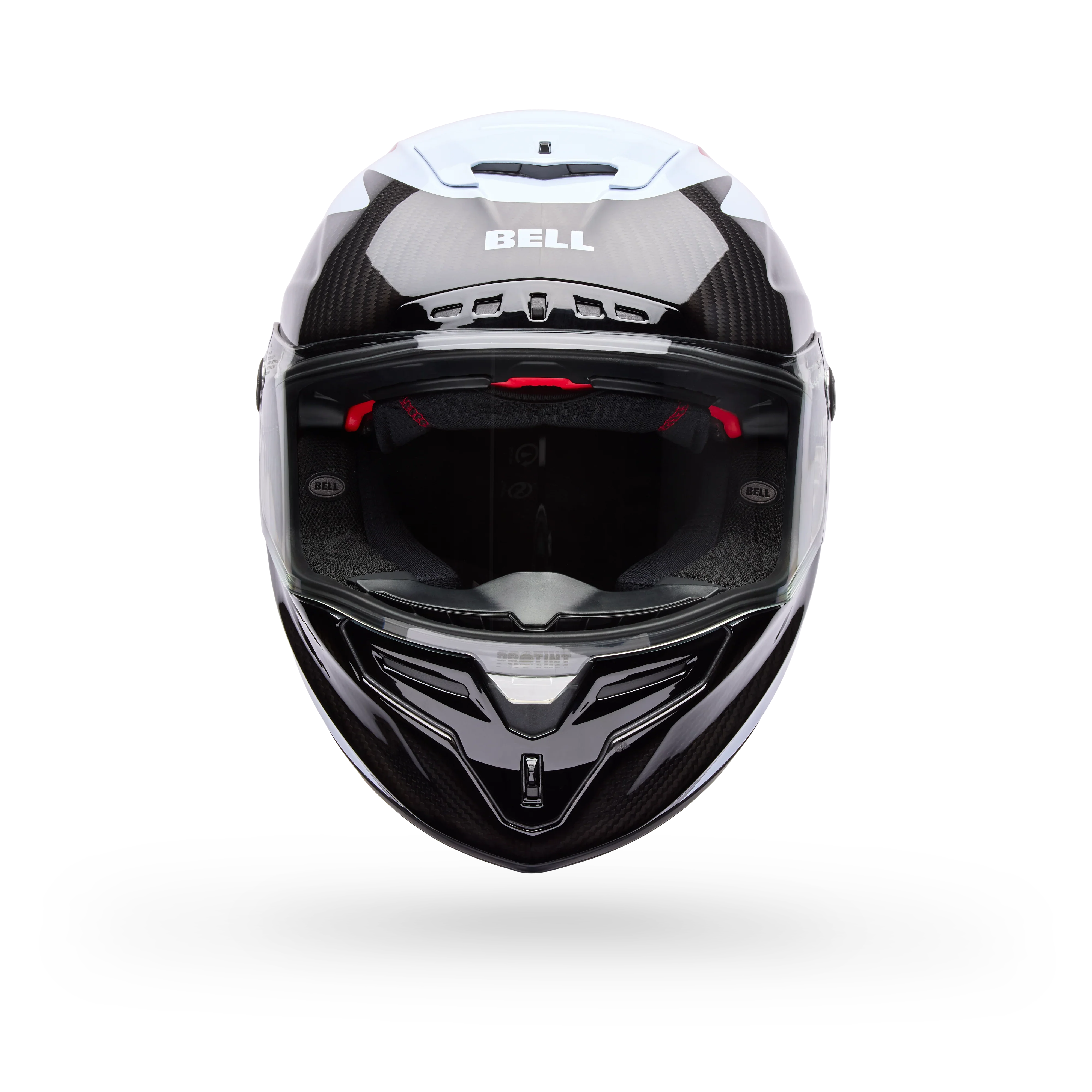 BELL PS RACESTAR DLX FLEX FLUID/WHITE RED WHITE