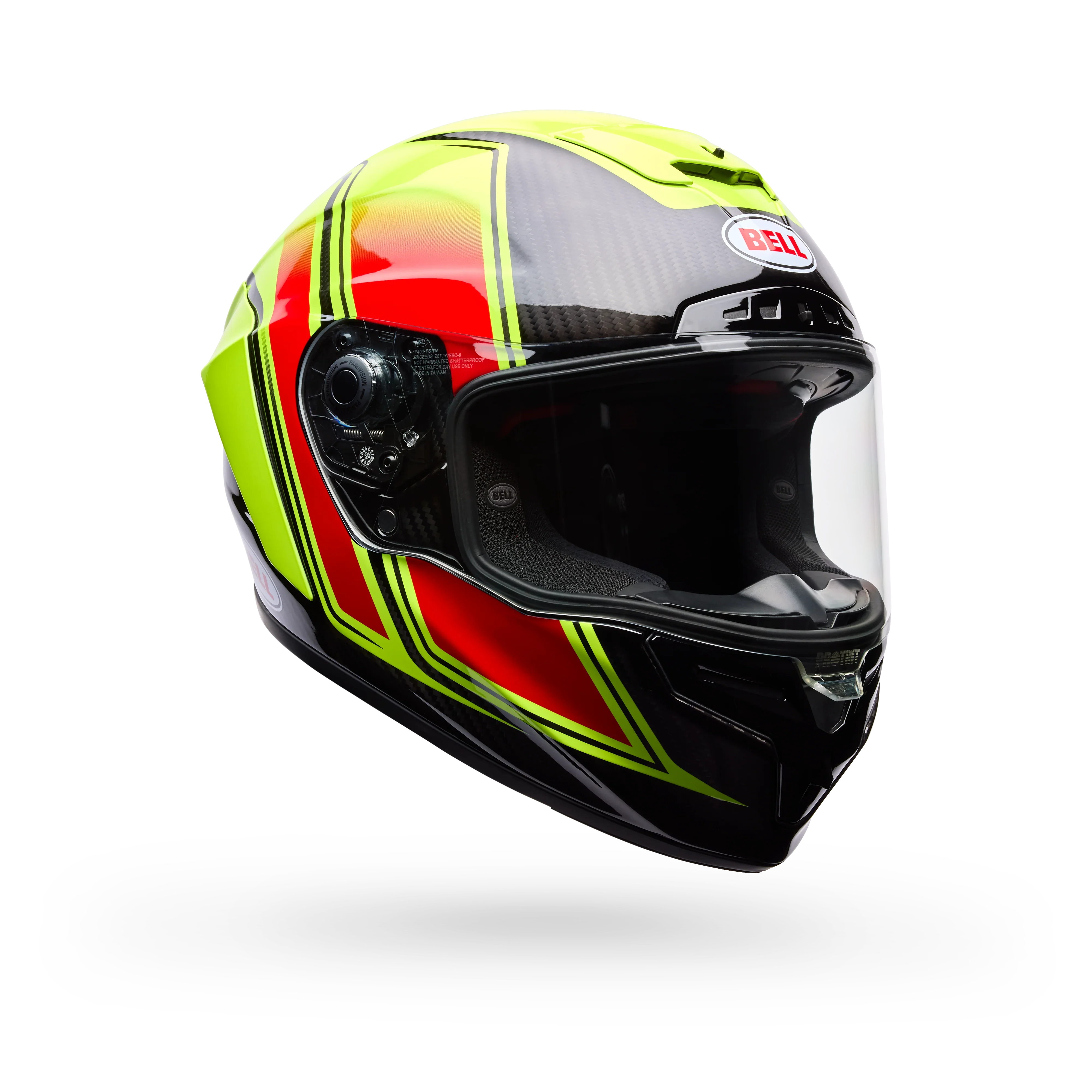 BELL PS RACESTAR DLX FLEX GRID YELLOW