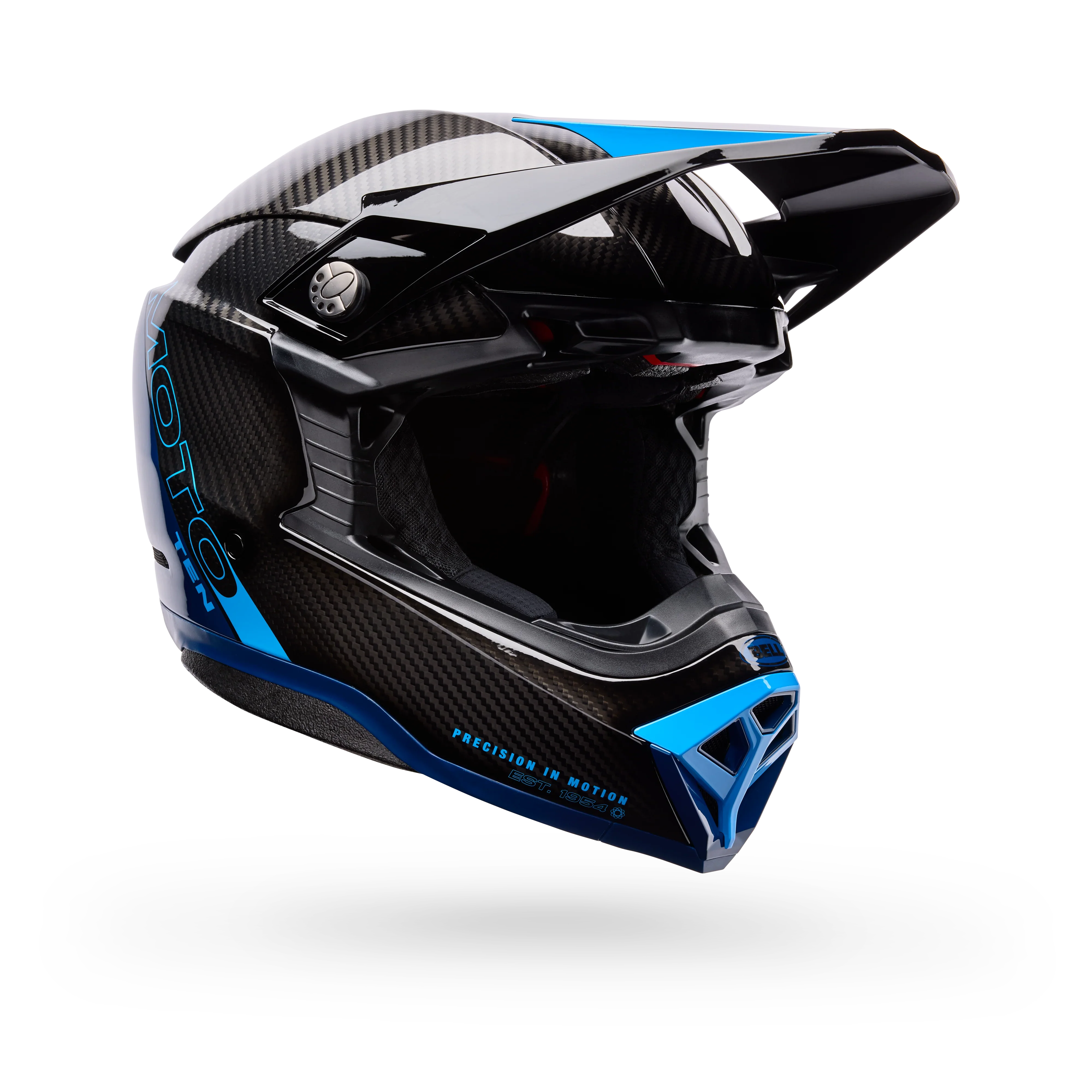 BELL PS MOTO-10 SPHR STRIKE BLUE