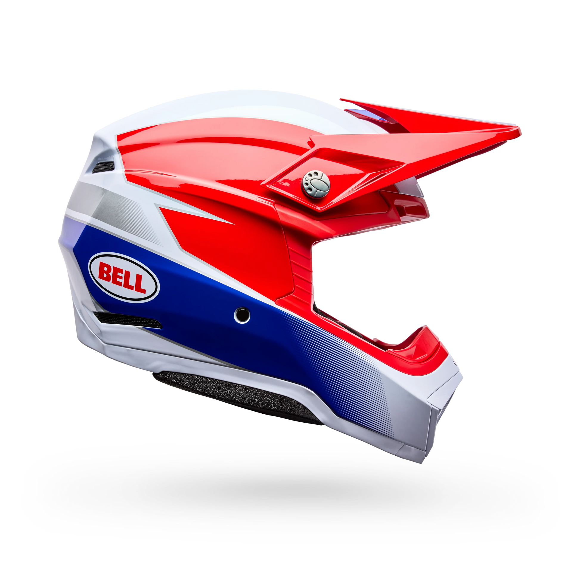 BELL PS MOTO-10 MIPS FALCON/WHITE RED WHITE