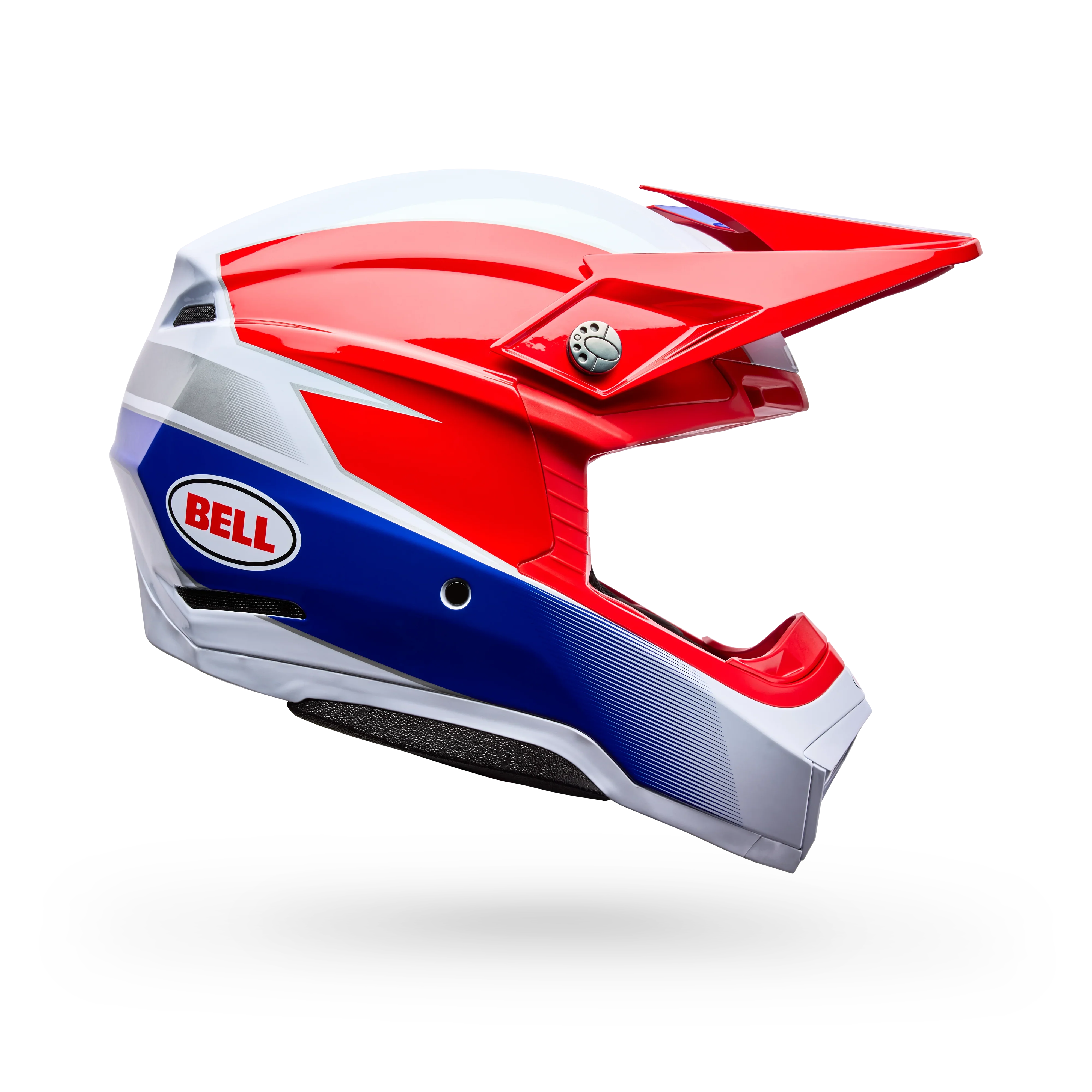 BELL PS MOTO-10 MIPS FALCON/WHITE RED WHITE