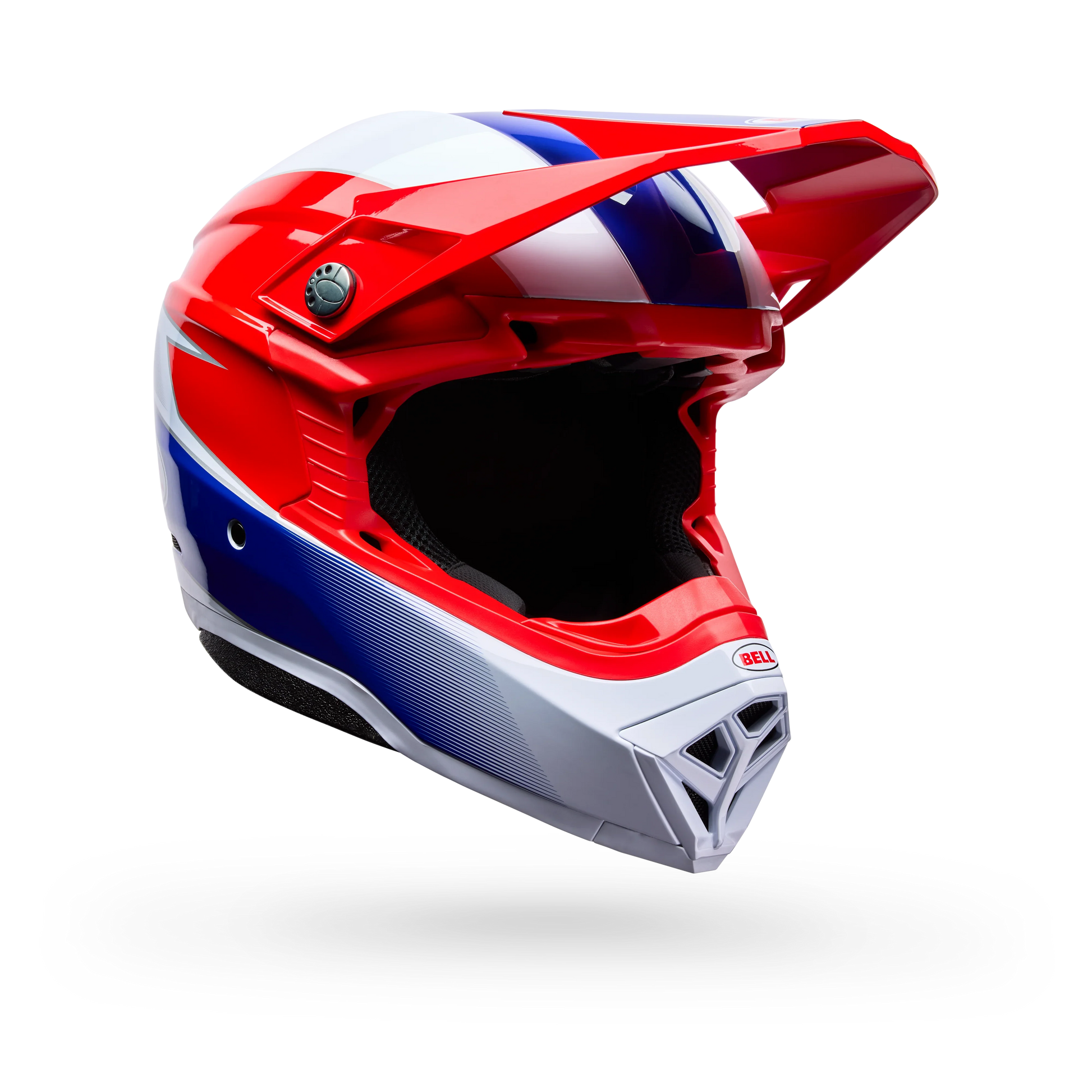 BELL PS MOTO-10 MIPS FALCON/WHITE RED WHITE