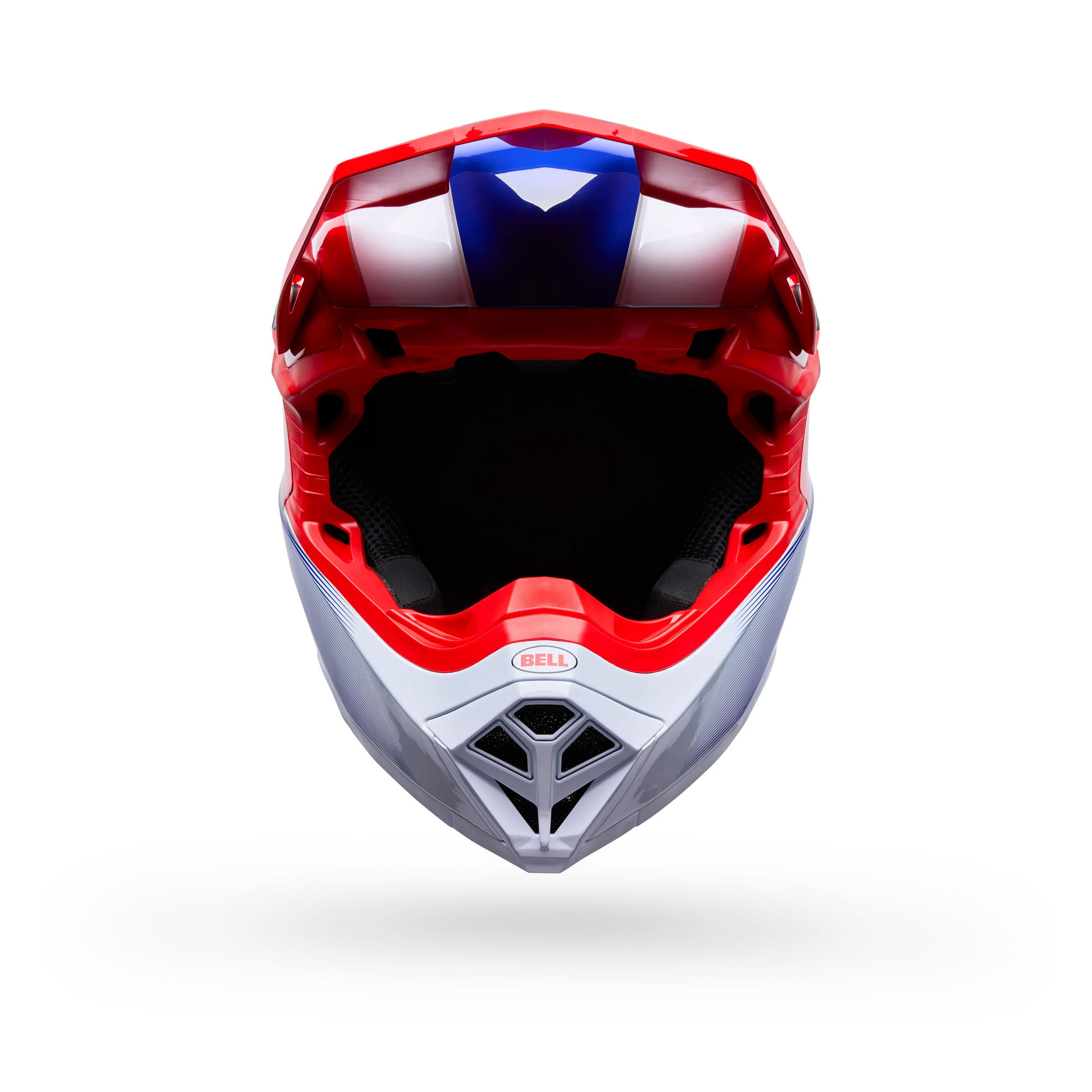 BELL PS MOTO-10 MIPS FALCON/WHITE RED WHITE