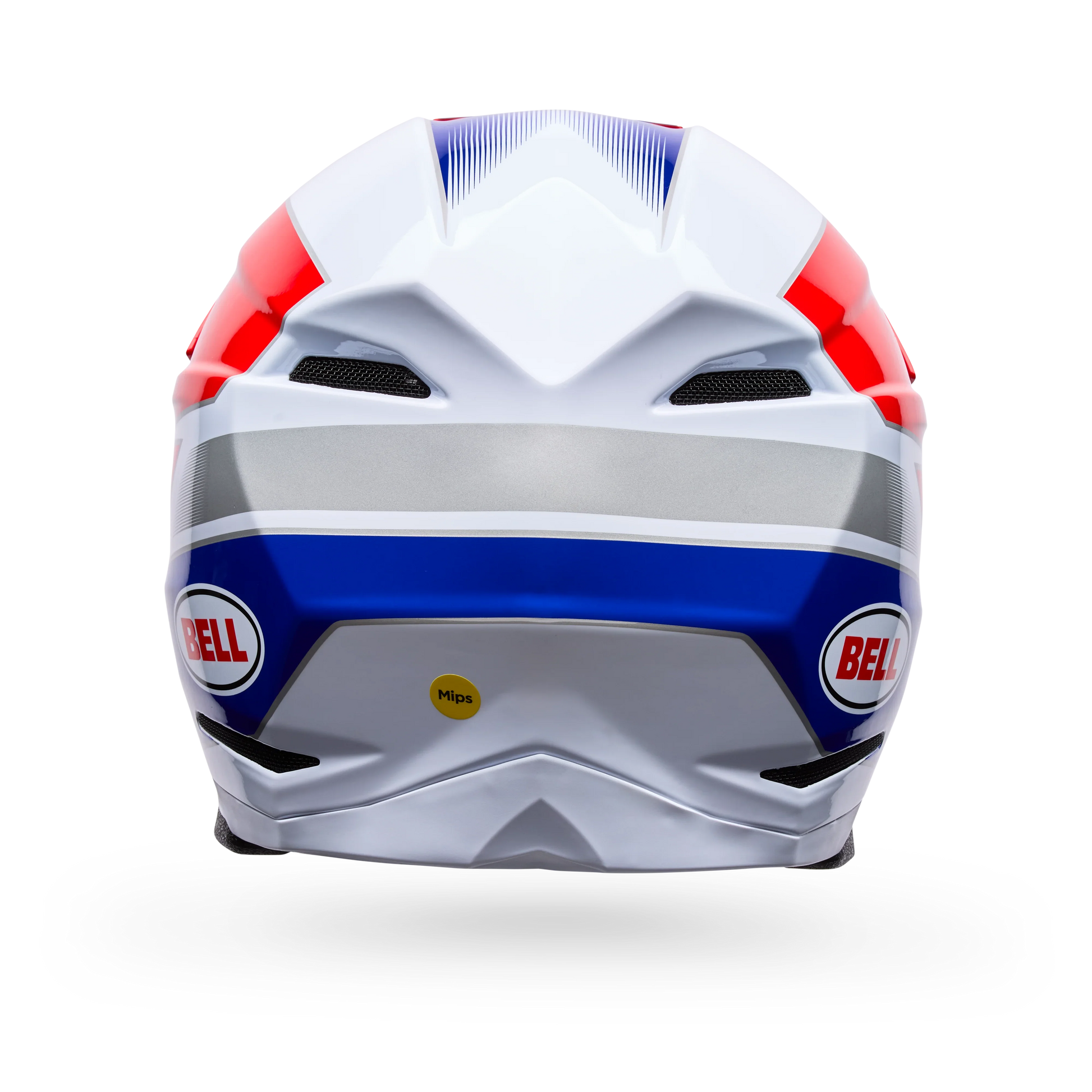 BELL PS MOTO-10 MIPS FALCON/WHITE RED WHITE