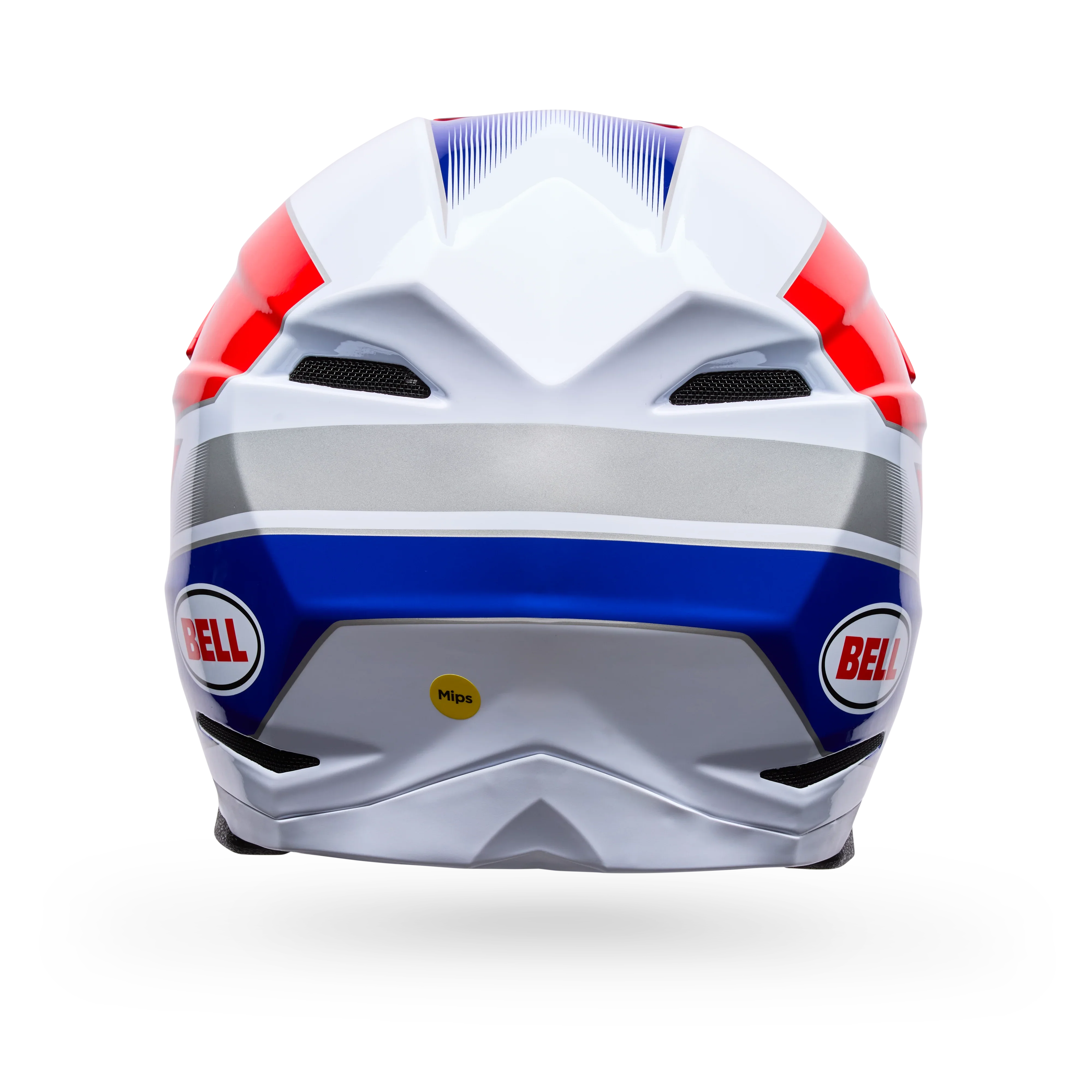 BELL PS MOTO-10 MIPS FALCON/WHITE RED WHITE
