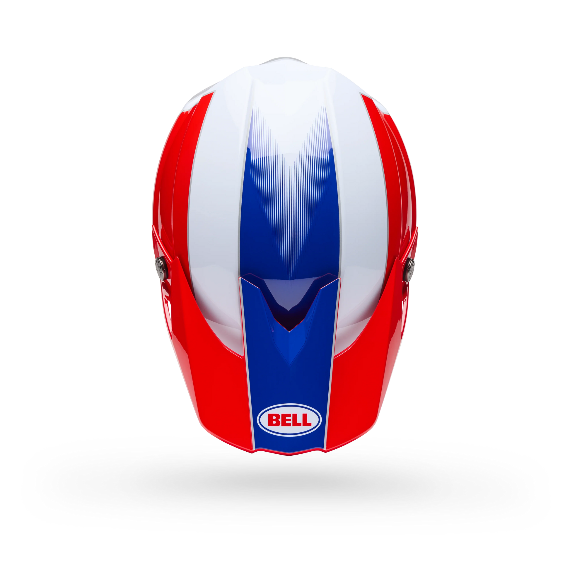 BELL PS MOTO-10 MIPS FALCON/WHITE RED WHITE