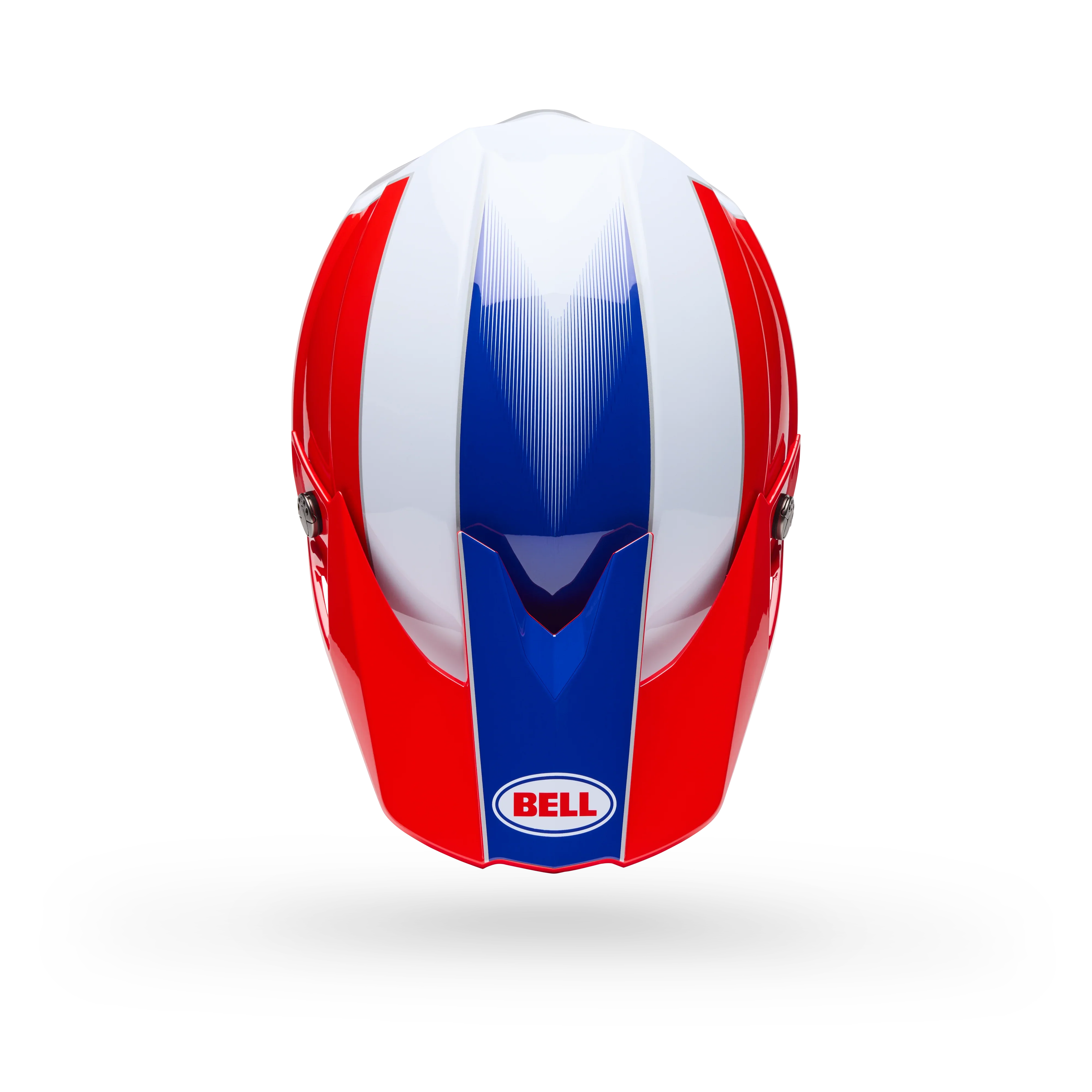 BELL PS MOTO-10 MIPS FALCON/WHITE RED WHITE