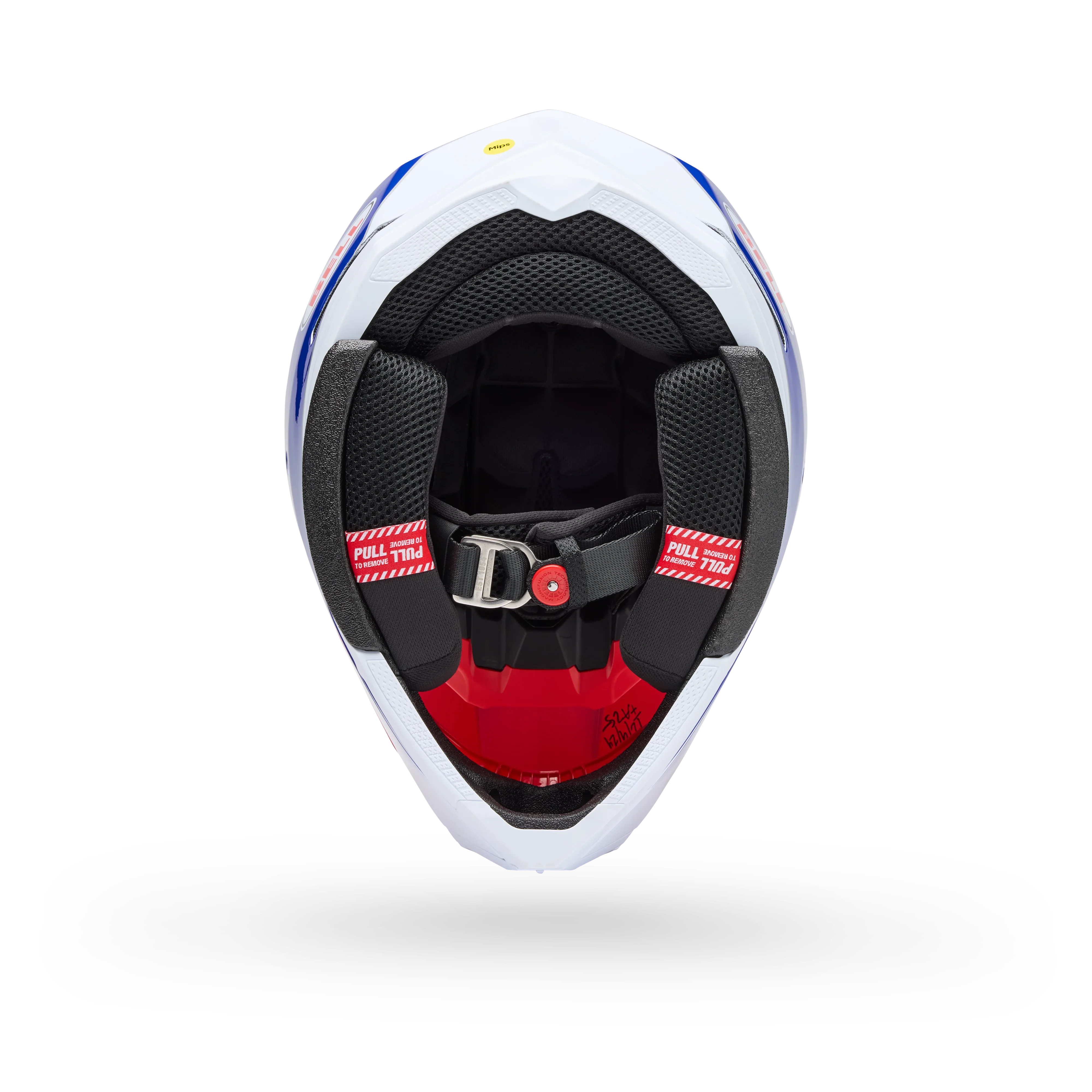 BELL PS MOTO-10 MIPS FALCON/WHITE RED WHITE