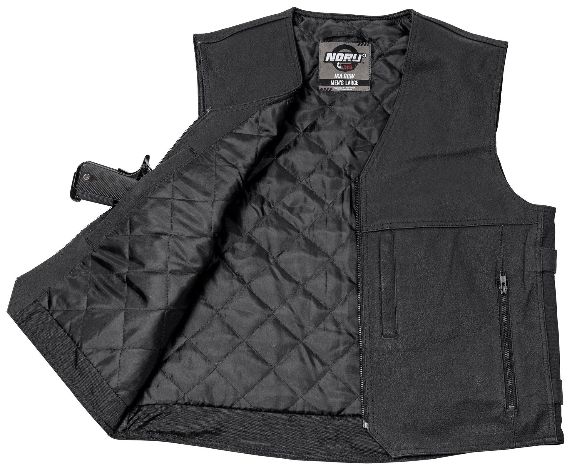 NORU IKA CCW LEATHER VEST