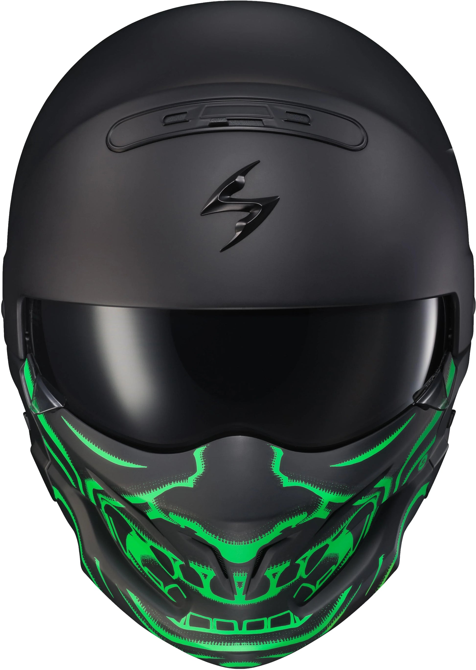 SCORPION EXO Covert Helmet Face Mask Samurai Glow In The Dark