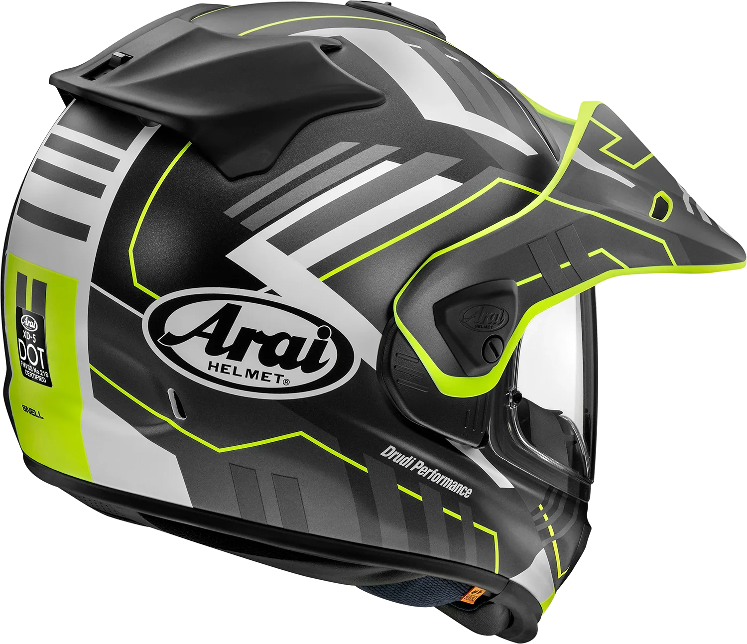 Arai Helmets - XD-5 Helmet - Trail - Yellow Frost