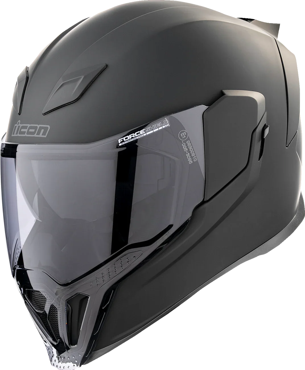 icon airflight helmets Airflite Dark Motorcycle Helmet - Matt Black / 59-60cm Why watch a B horror movie when you can star in your own Icon Airflite Full-Face Helmet |