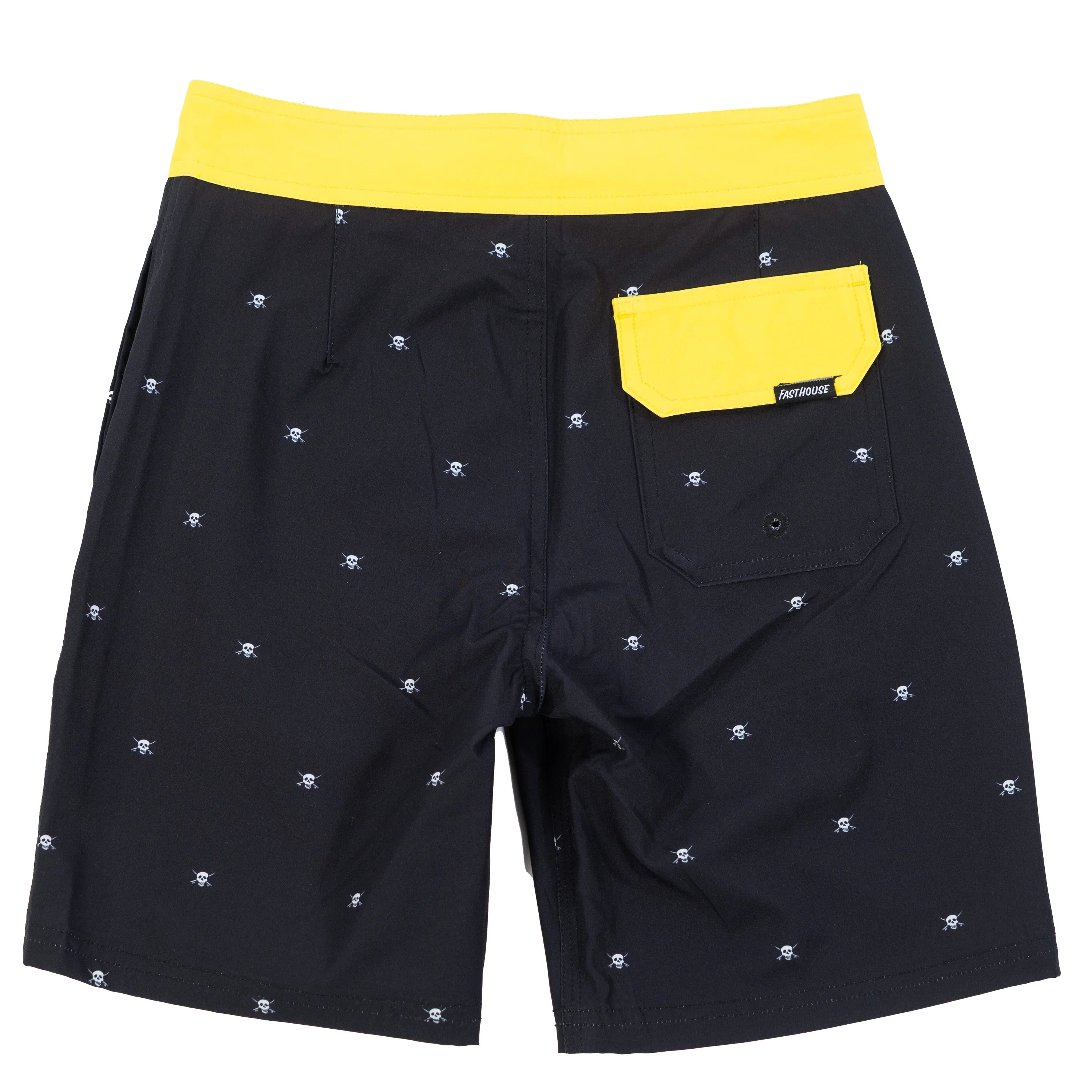 Fasthouse Youth Jasper Boardshort Black/Hi Viz