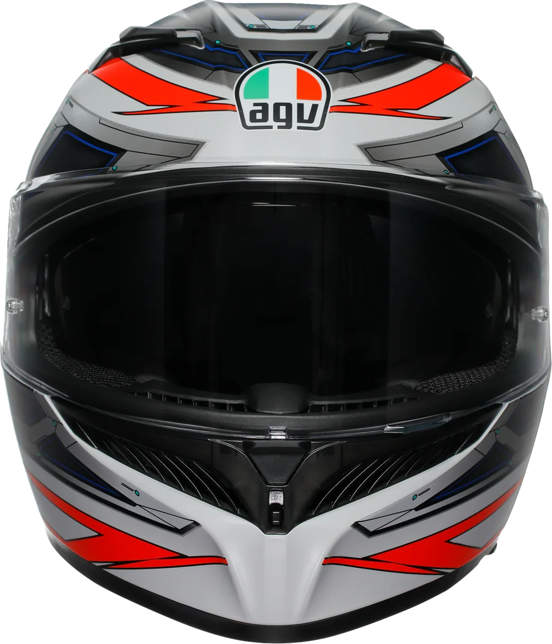 AGV K3 Space Helmet Matte White/Hi-Viz Red S