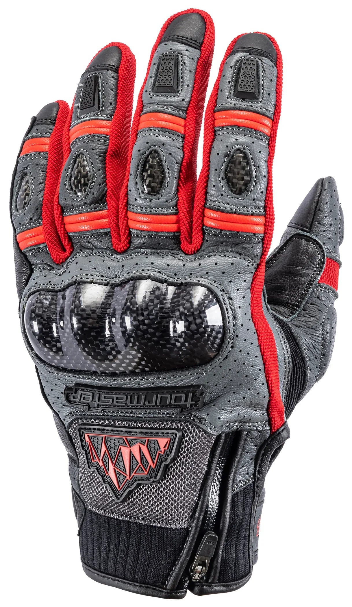 TOURMASTER SIERRA PEAK GLOVE GREY/RED