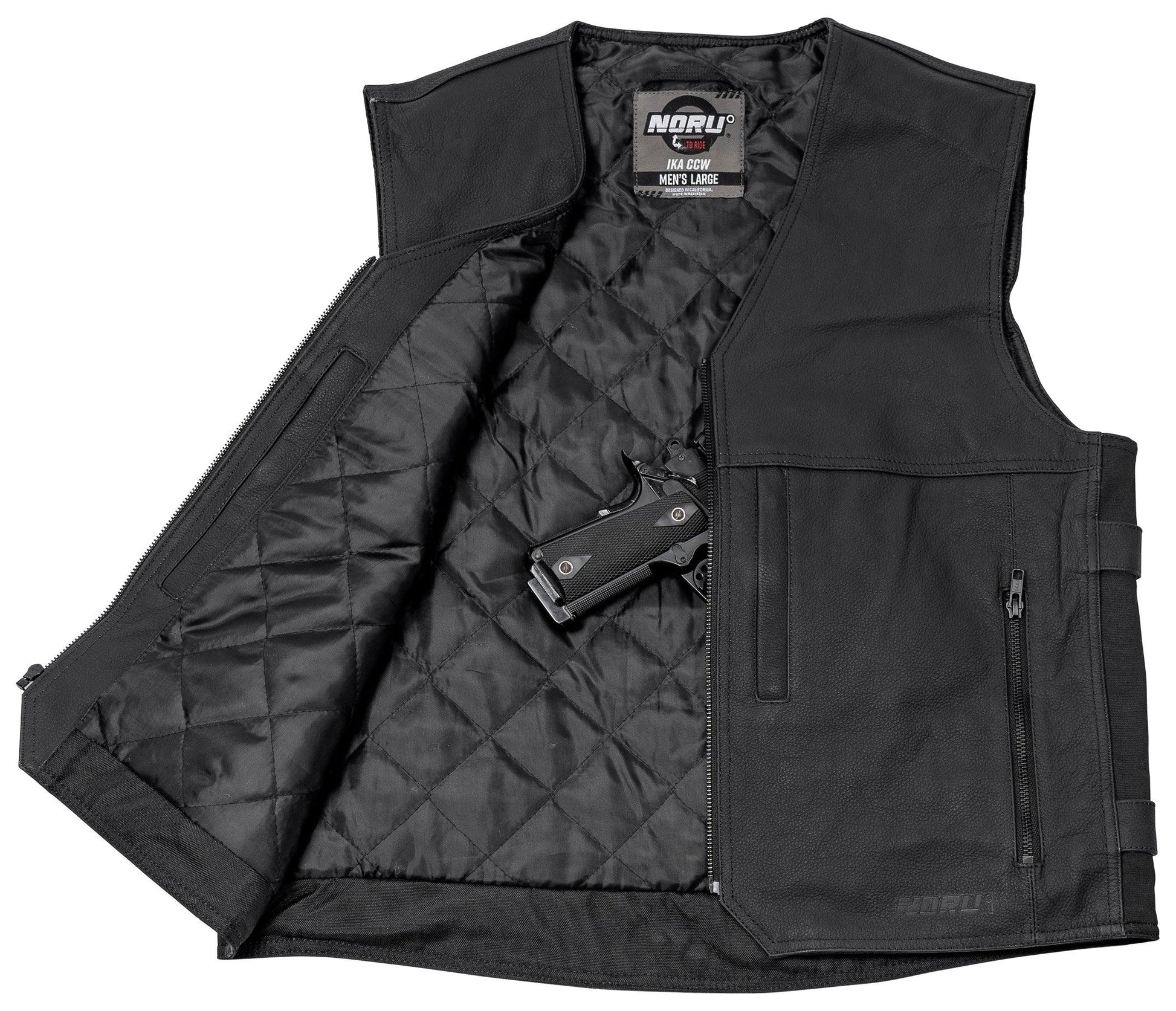 NORU IKA CCW LEATHER VEST
