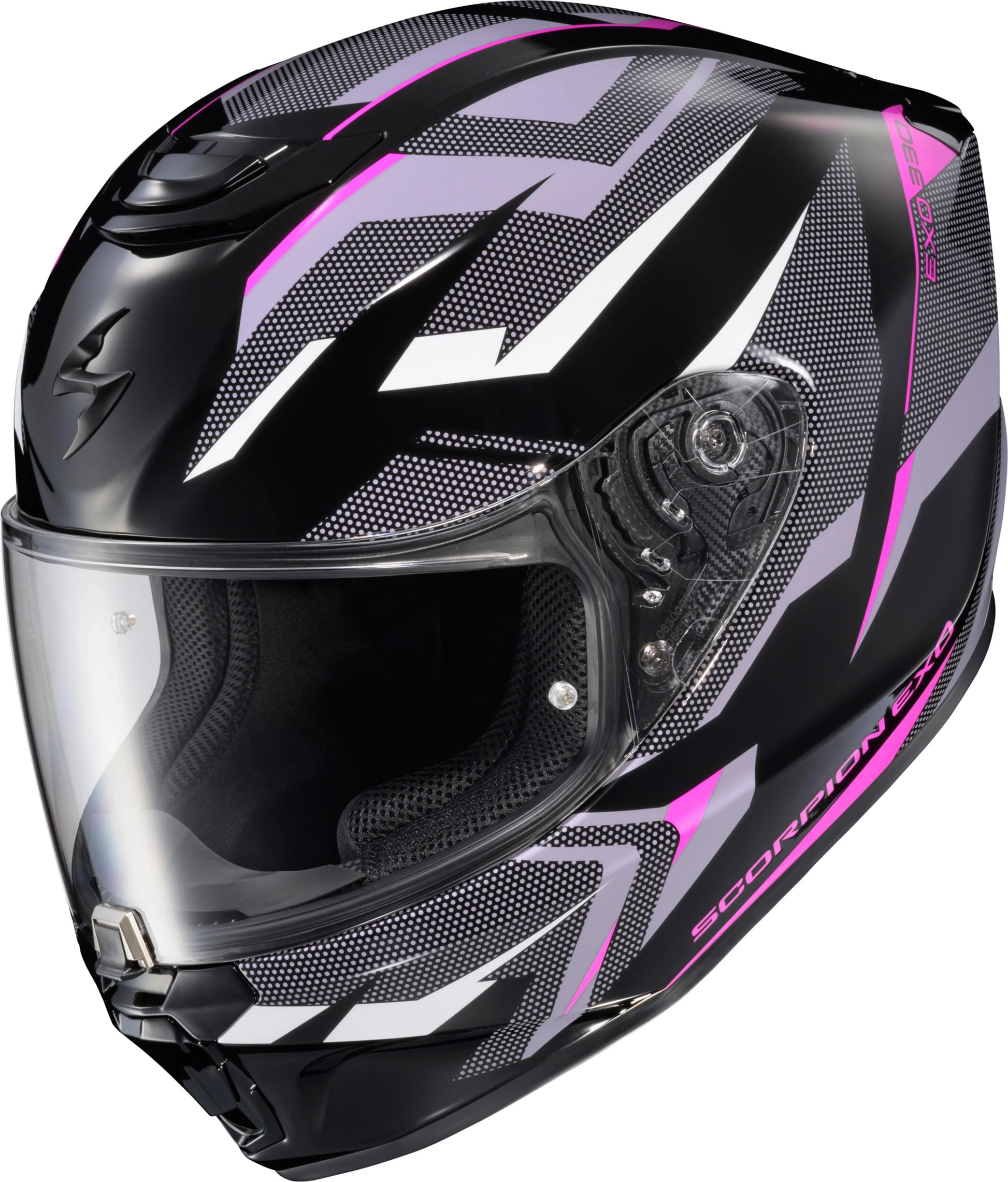 Scorpion EXO-R330 Full Face Saga Helmet Black/Blue/Hi-Vis / 2XL