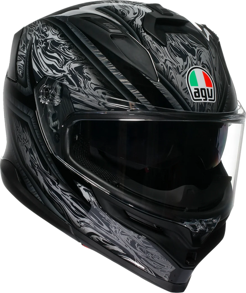 AGV K7 Damascus Helmet - Black/Silver