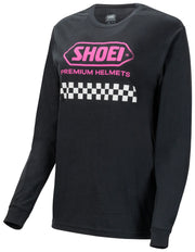 SHOEI CORP LOGO LONG SLEEVE T-SHIRT WOMENS PINK XXL
