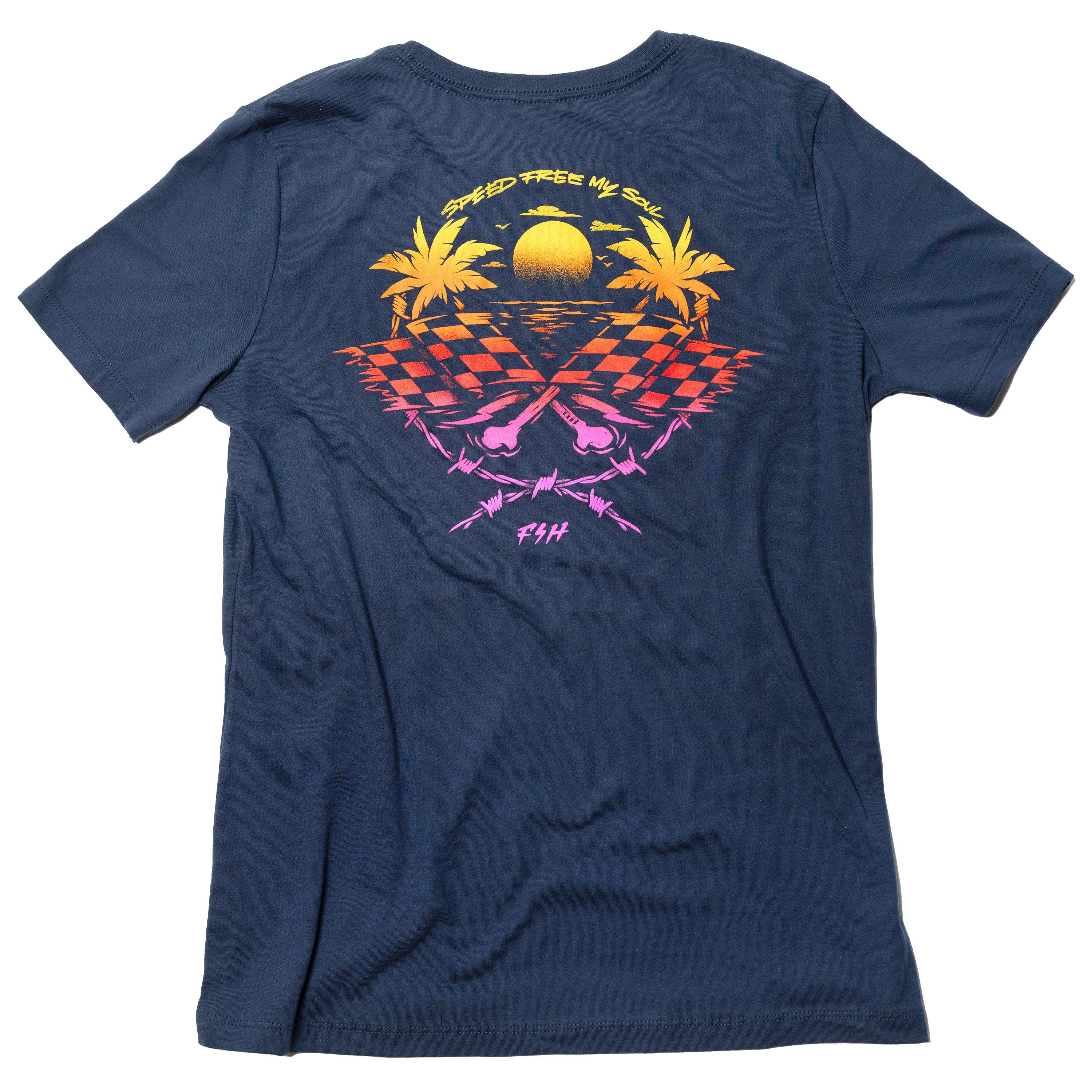 Fasthouse Women's Sun Struck Short Sleeve Vintage