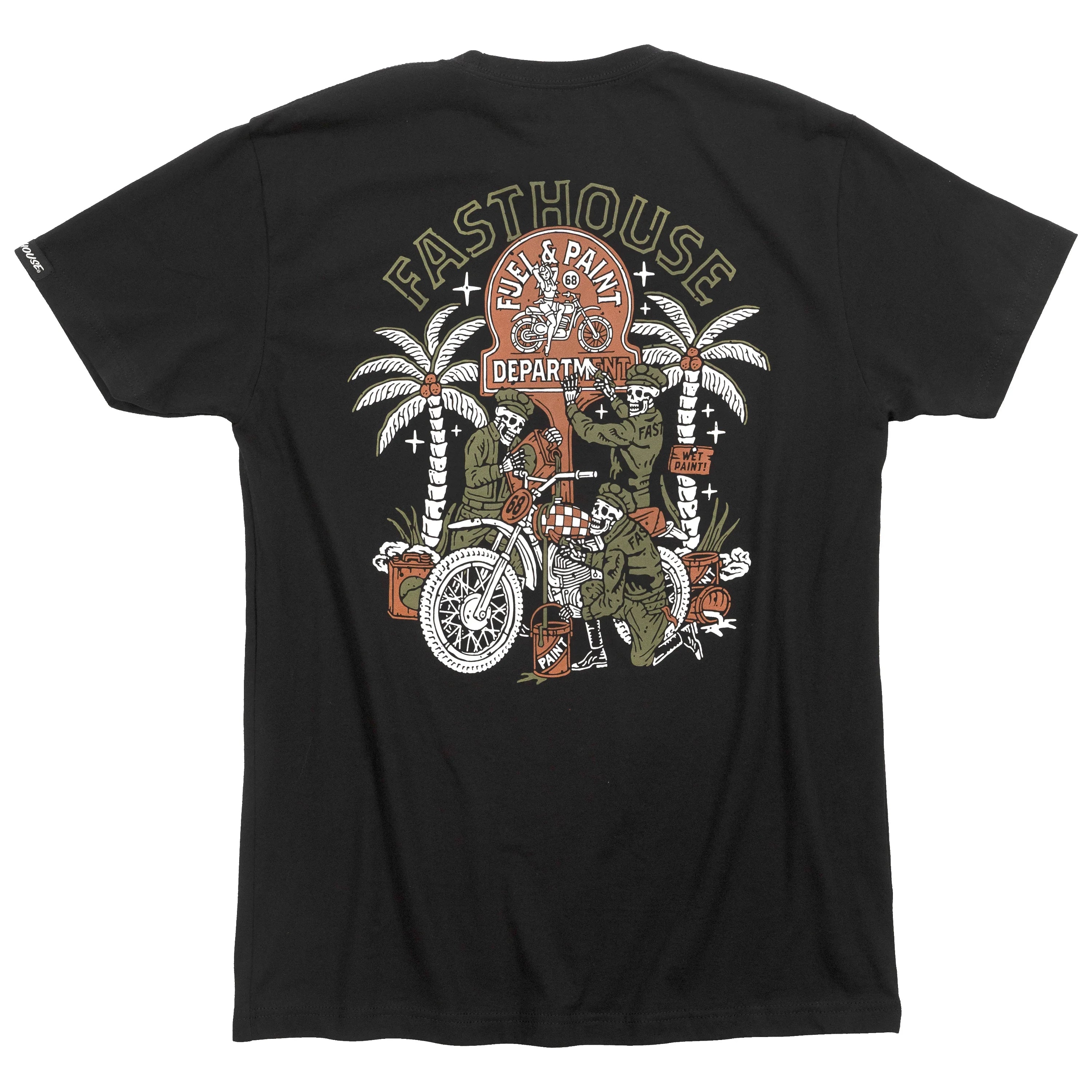 Fasthouse Macabre T-Shirt Black