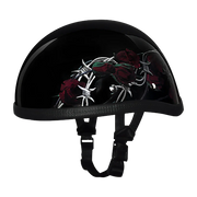 Daytona Helmets Novelty Eagle- W/ Barbed Roses