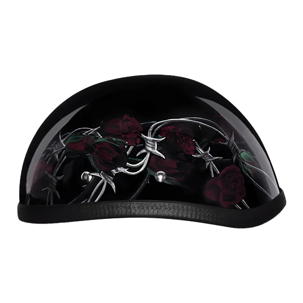 Daytona Helmets Novelty Eagle- W/ Barbed Roses