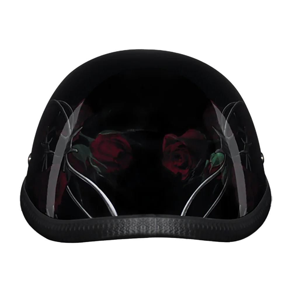 Daytona Helmets Novelty Eagle- W/ Barbed Roses