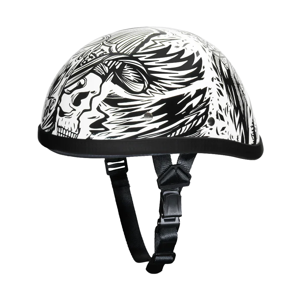 Daytona Helmets Novelty Eagle- W/ Live Fast