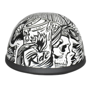 Daytona Helmets Novelty Eagle- W/ Live Fast
