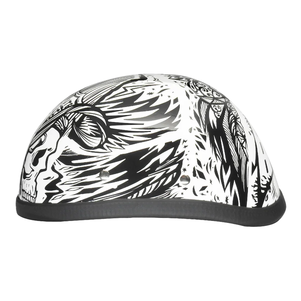 Daytona Helmets Novelty Eagle- W/ Live Fast