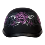 Daytona Helmets Novelty Eagle- W/ Purple Rose