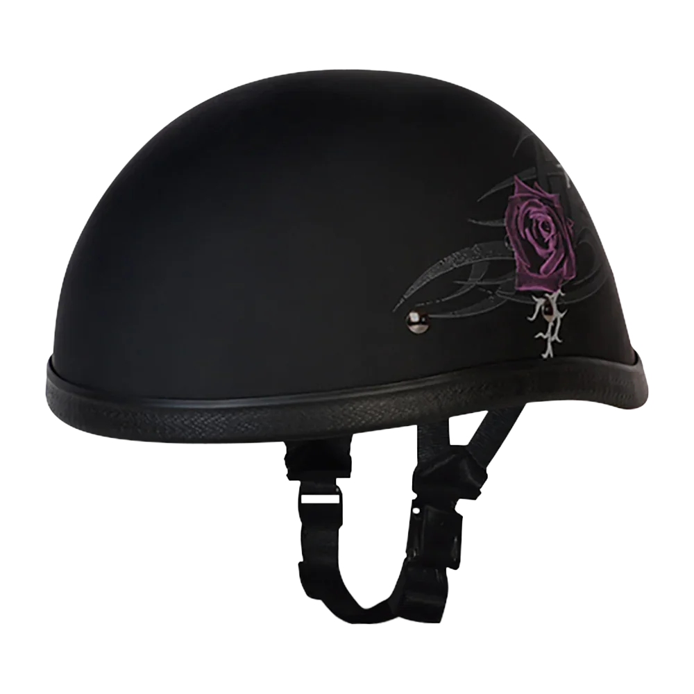 Daytona Helmets Novelty Eagle- W/ Purple Rose