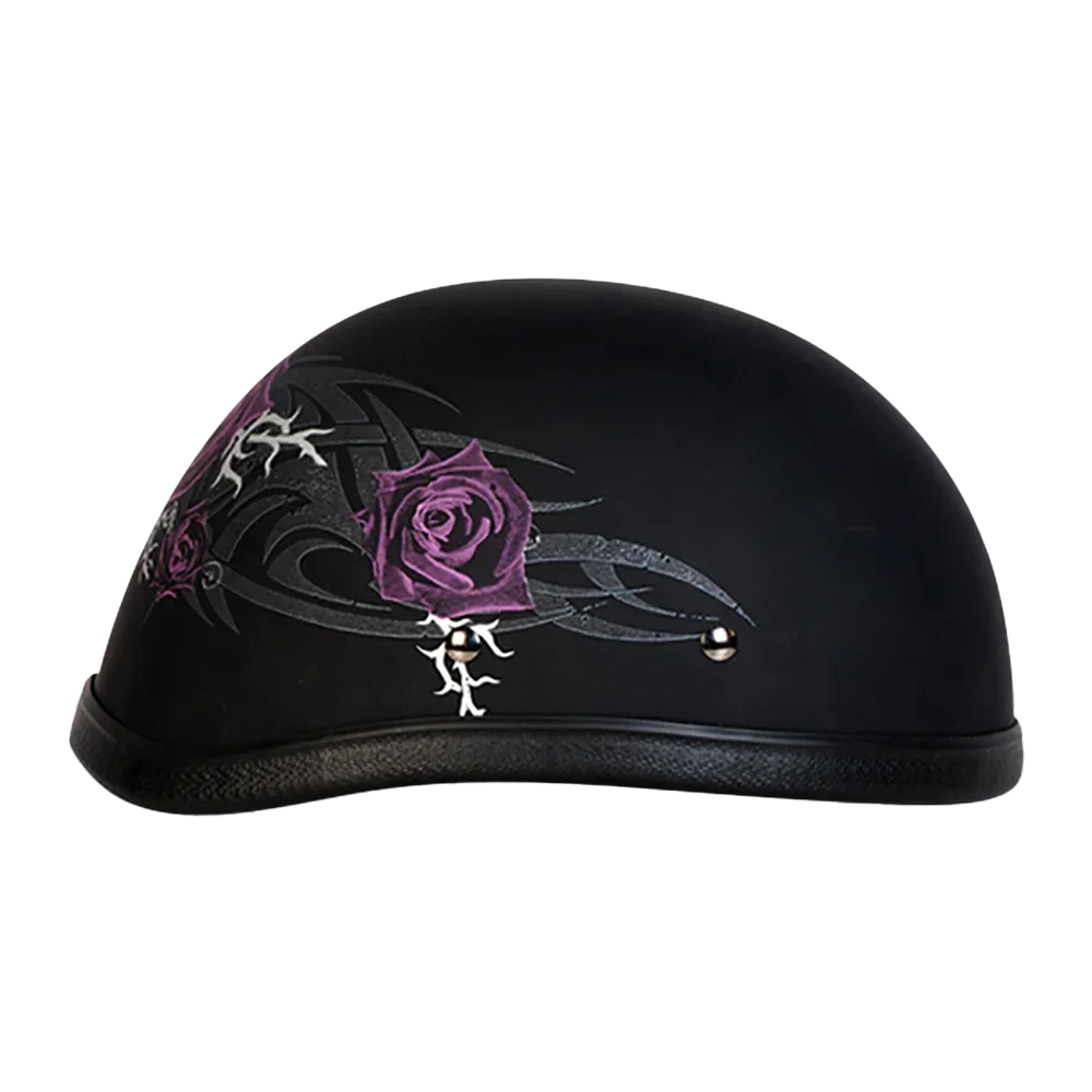 Daytona Helmets Novelty Eagle- W/ Purple Rose