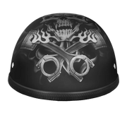 Daytona Helmets Novelty Eagle- W/ Pistons Skull