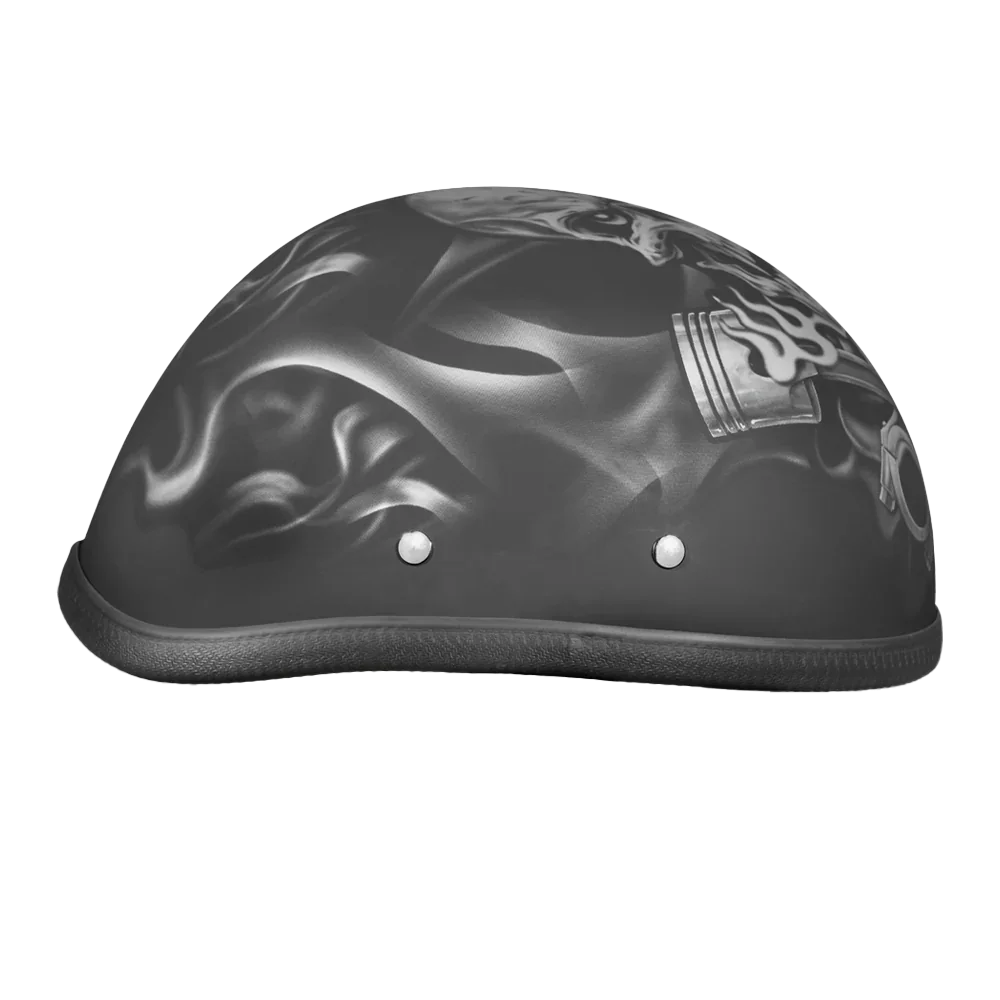 Daytona Helmets Novelty Eagle- W/ Pistons Skull