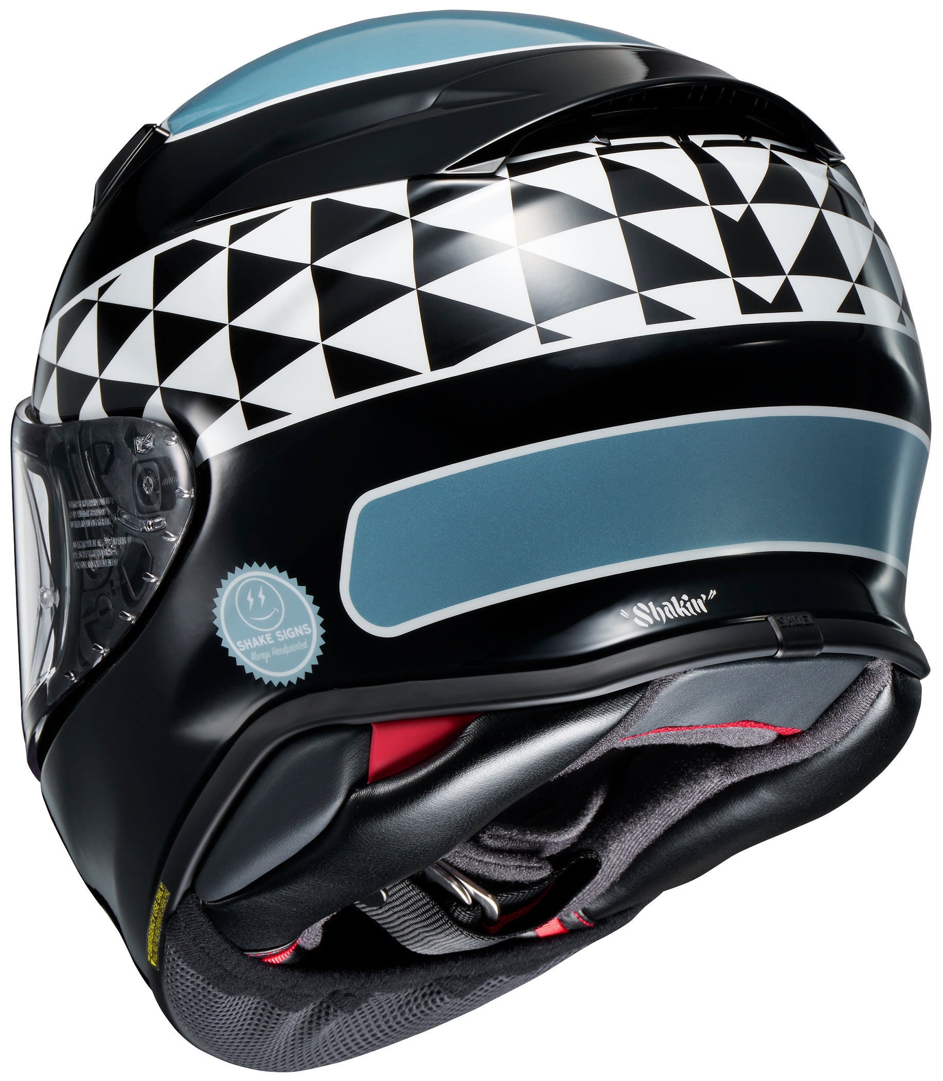 Shoei RF-1400 Shakin' Speed Full Face Helmet - TC-2 - rear