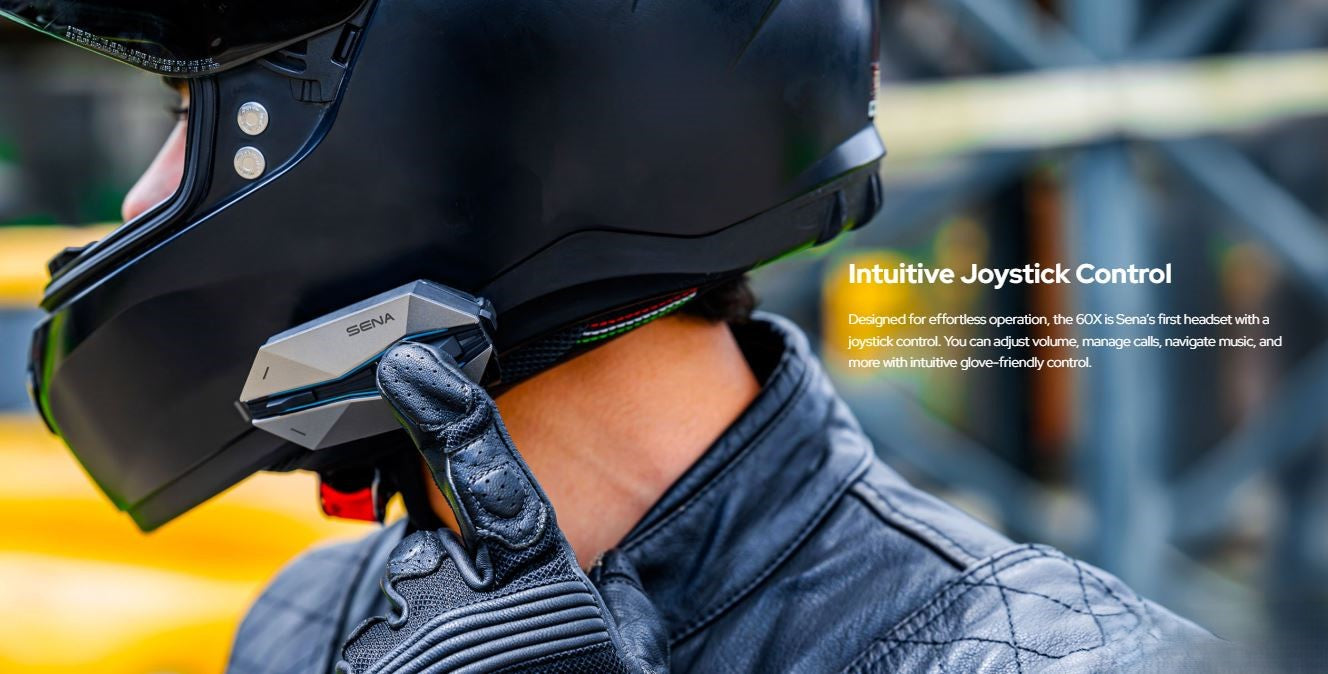 SENA 60X Mesh Intercom 3.0 Premium Bluetooth Helmet Headset Sound by BOSE DUAL Pack