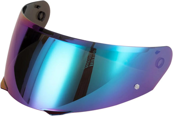 The Helmet Shop HJ-33 Rainbow Mirror Motorcycle Helmet