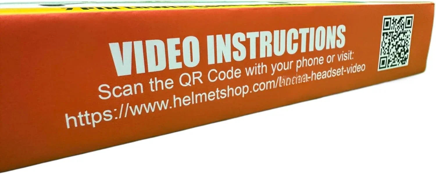 The Helmet Shop 7-Pin Helmet Headset Compatible with Harley Davidson Motorcycles | Stereo Speakers & Noise Canceling Boom Mic | 7-Pin Lower Cord Included