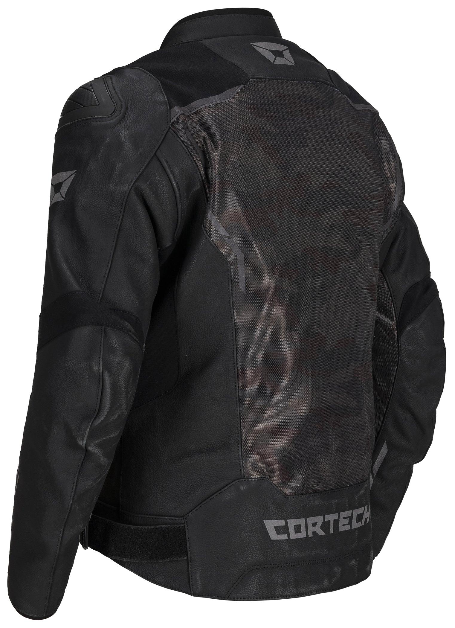 TOURMASTER VADER LEATHER JACKET BLACK/CAM