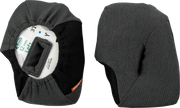 Arai 12mm motorcycle helmet cheek pads, left side shown with mesh lining and comfort fit design
