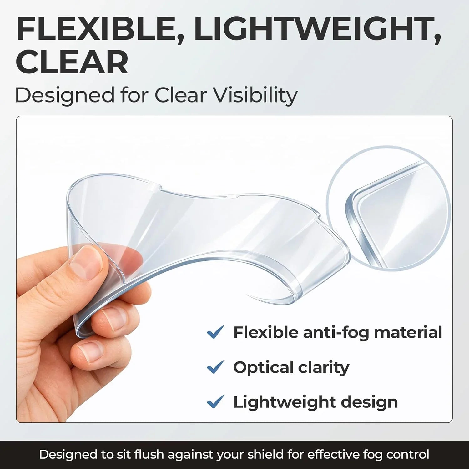 The Helmet Shop VAS-V Clear Anti-Fog Pinlock Insert for Arai Helmets – Corsair-X, Signet-X, Quantum-X, DT-X, Defiant-X & Regent-X