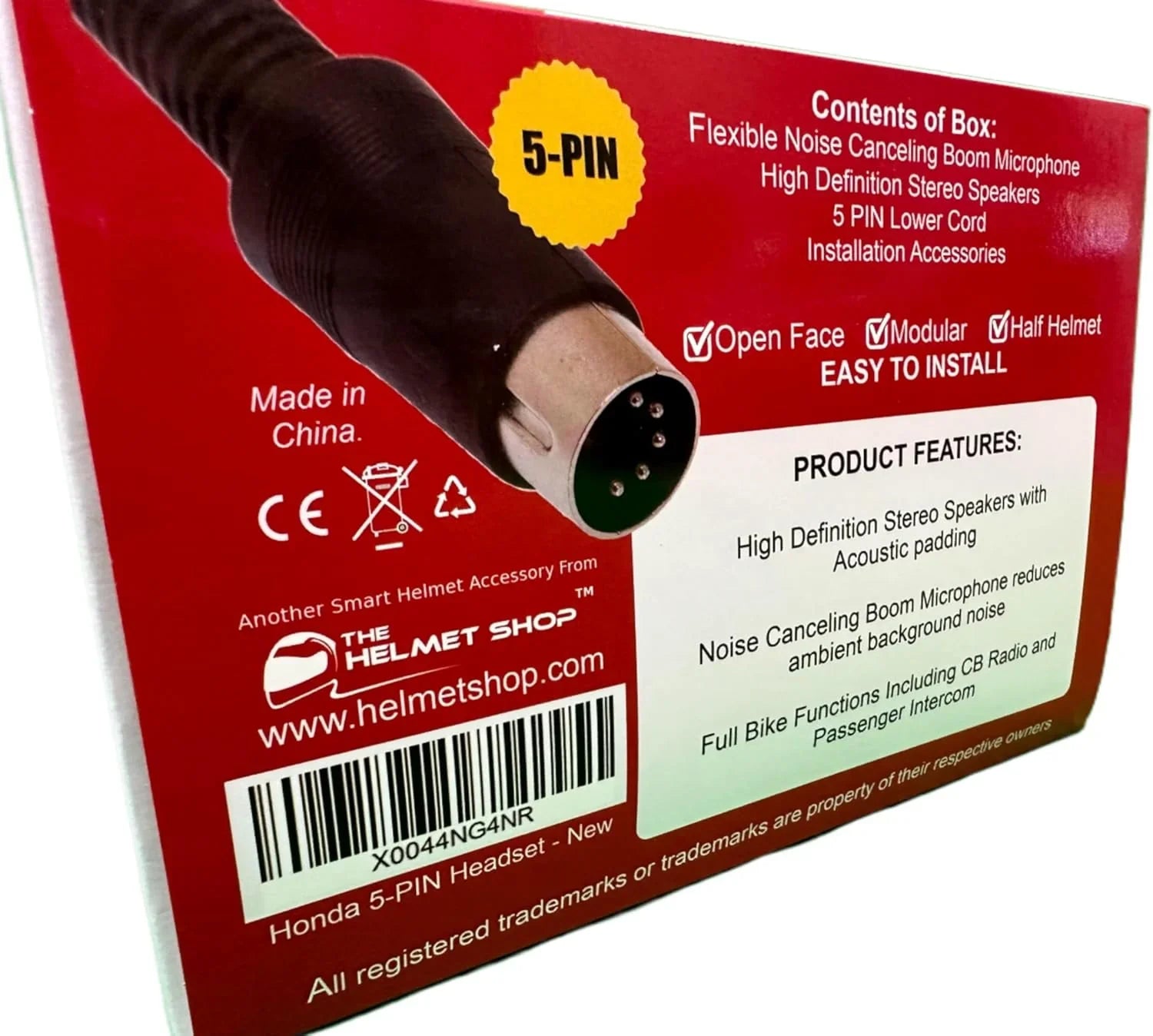 The Honda Goldwing Compatible 5-PIN Headset including Lower