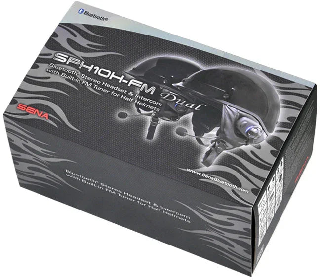 SENA SPH10H-FM Half Helmet Intercom System