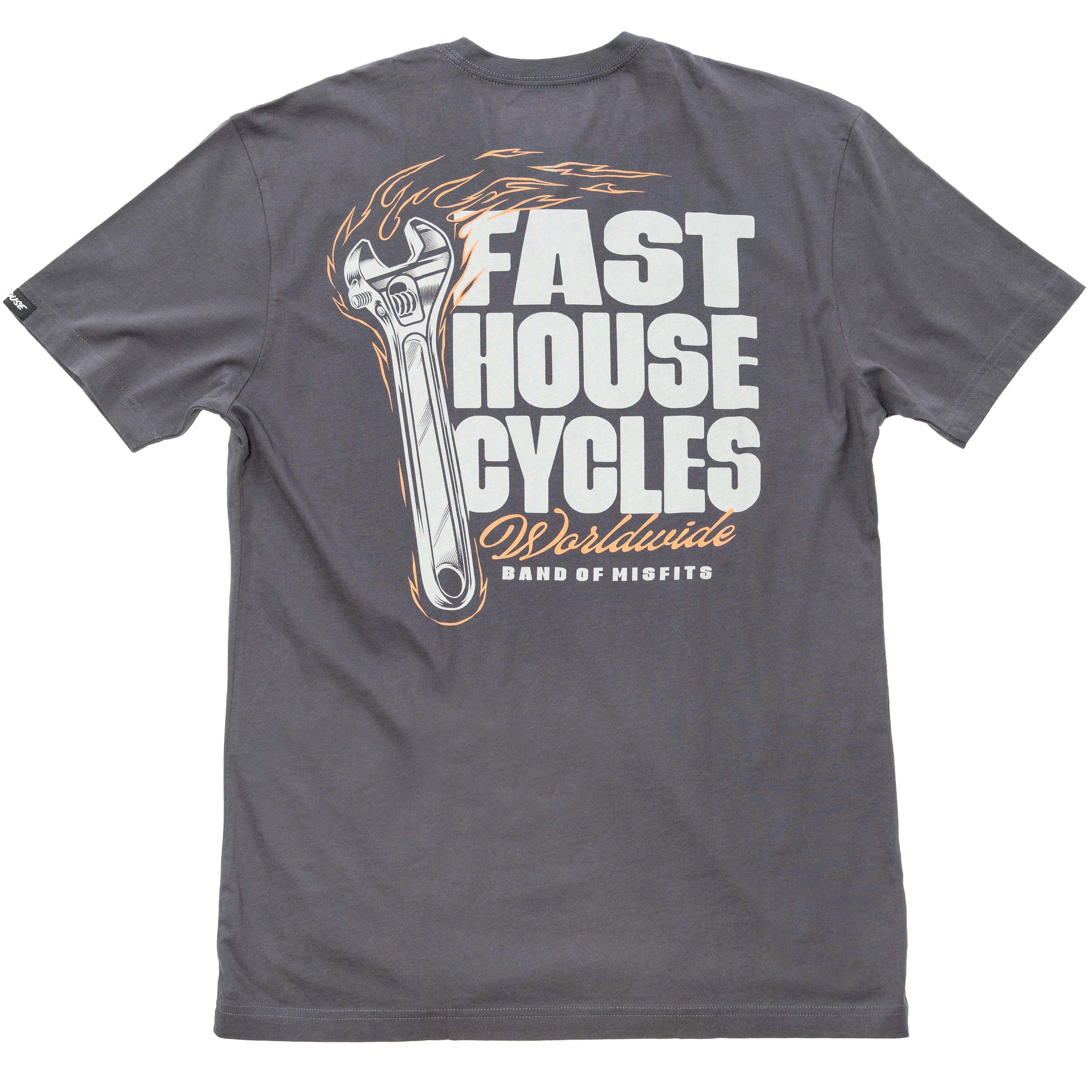 Fasthouse Spanner Short Sleeve T-Shirt Graphblack