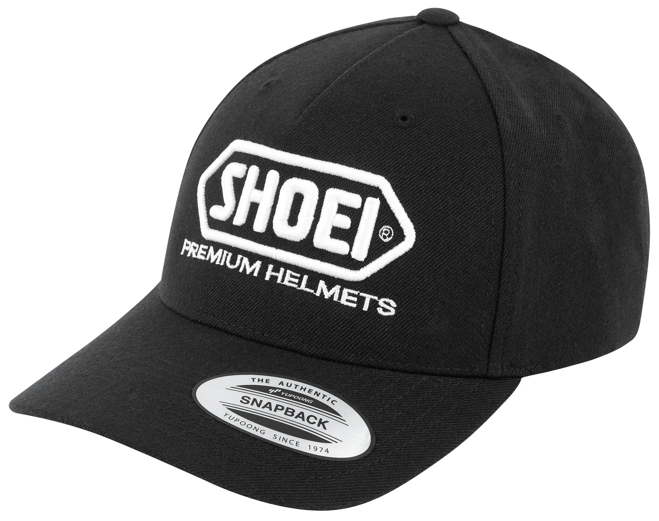 SHOEI CORP CURVED BILL BK/WH