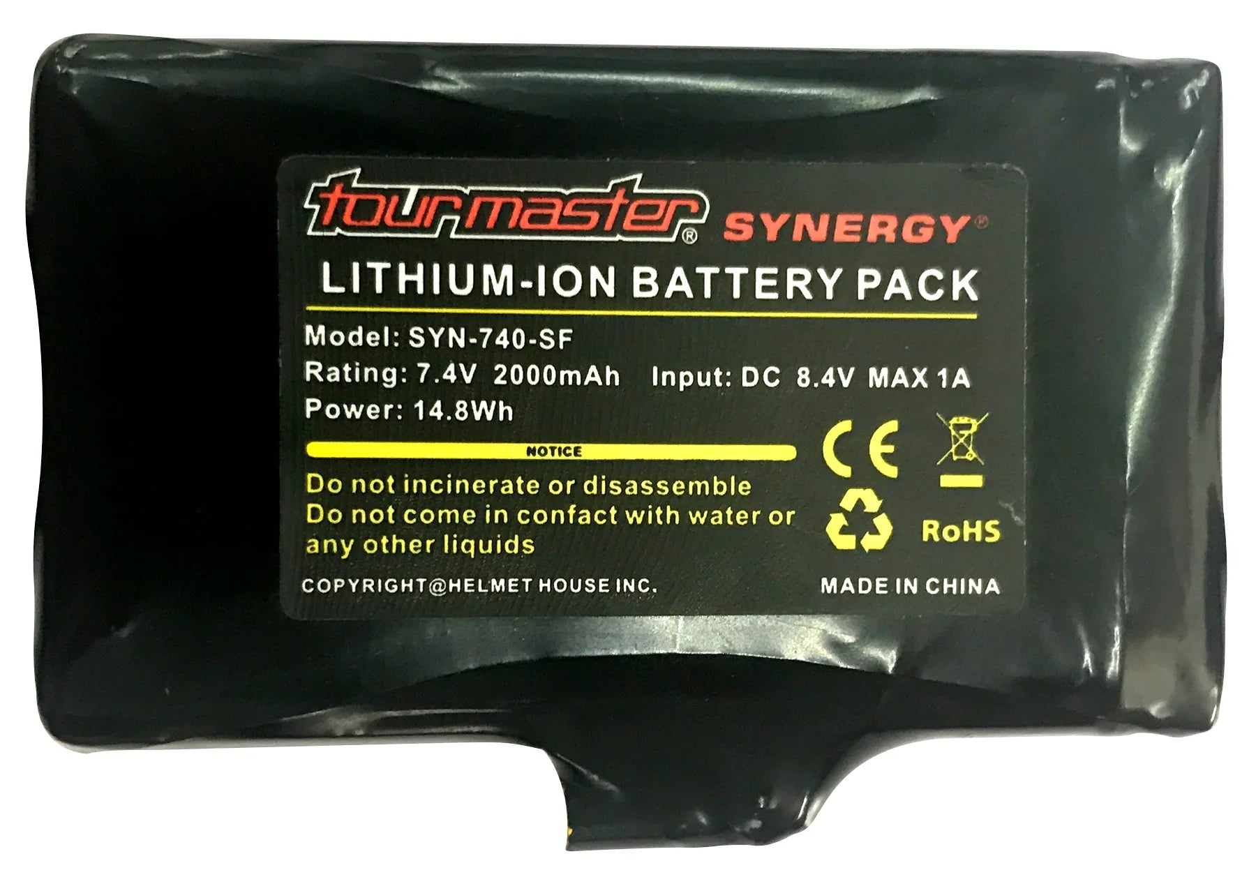 TOURMASTER SYNERGY 7.4V GLOVE BATTERY